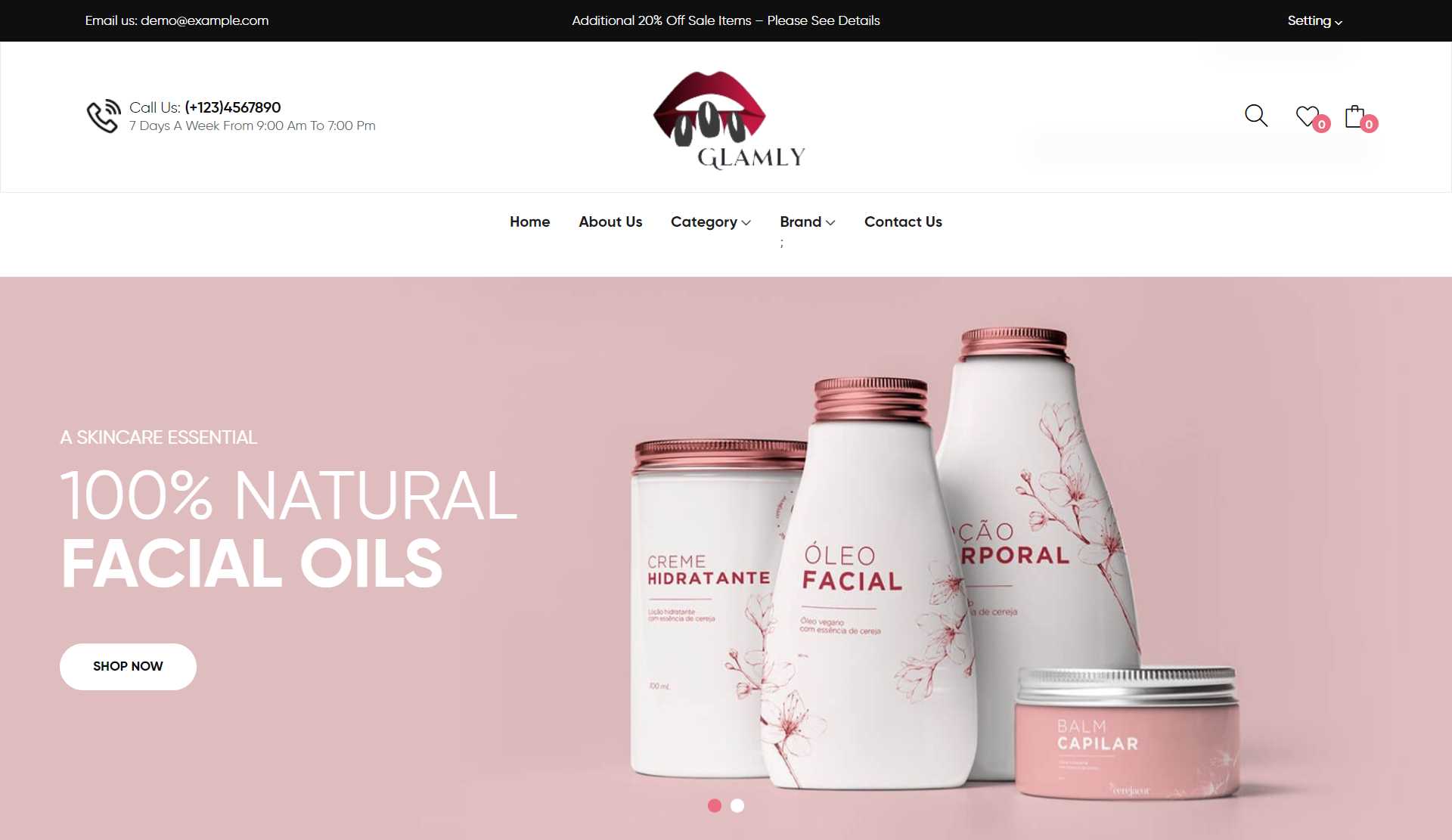 Glamly college project